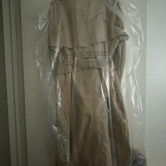 NWT Coach Khaki Double-Breasted Trench Coat - Picture 8 of 10